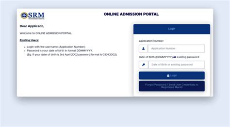 admissions.srmist.edu.in|Admissions .